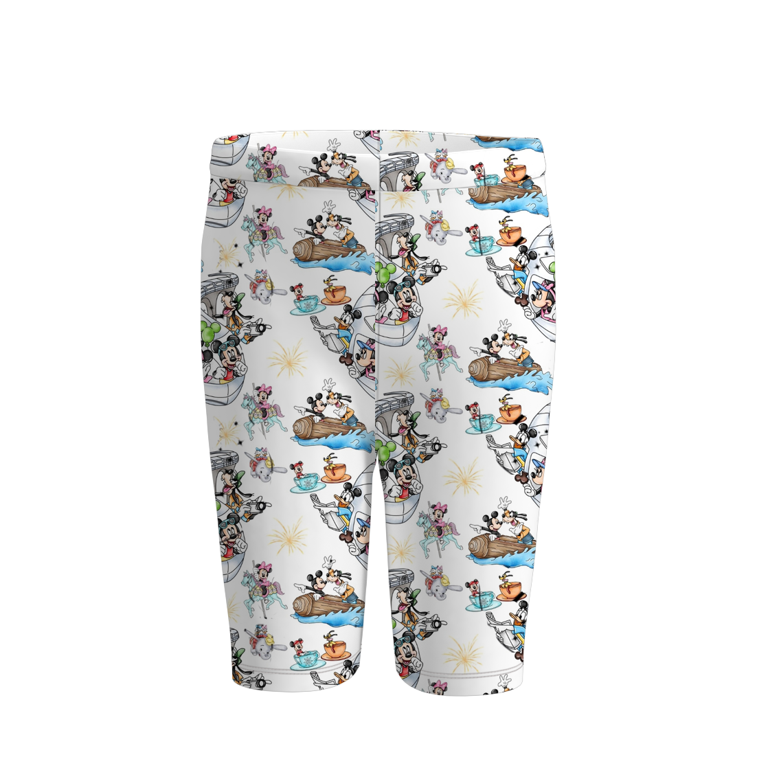 (Pre Order)Girls Spring and Summer Cartoon Print Cycling Shorts