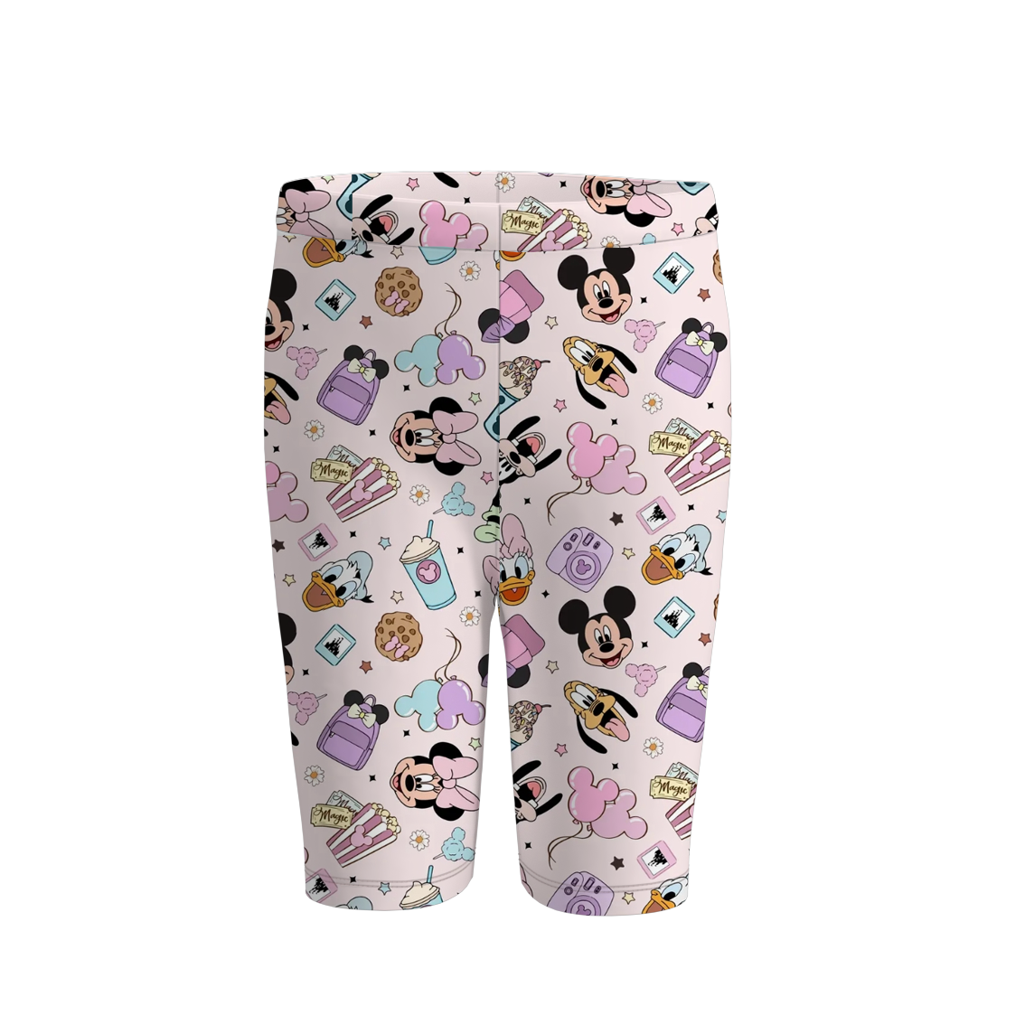 (Pre Order)Girls Spring and Summer Cartoon Print Cycling Shorts