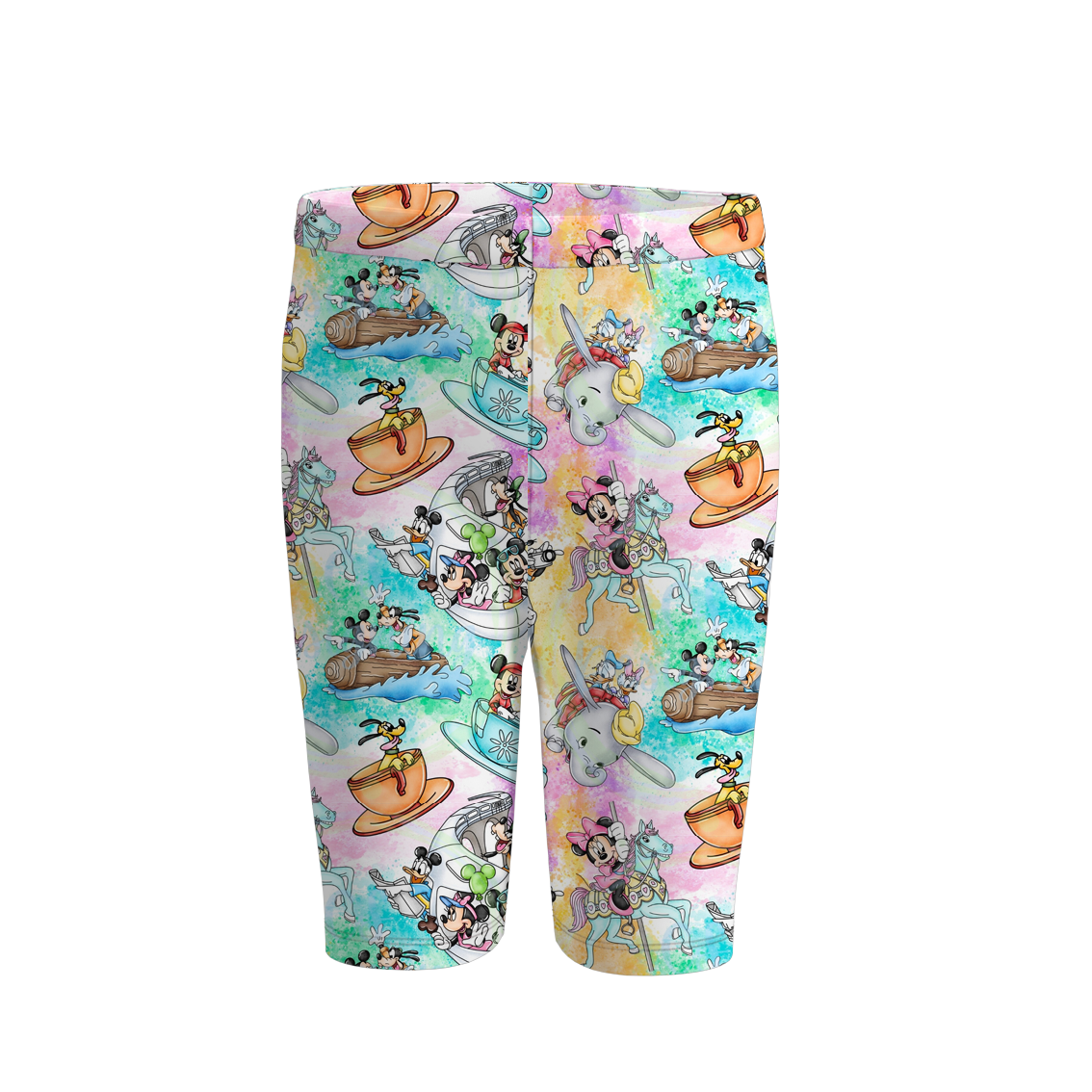 (Pre Order)Girls Spring and Summer Cartoon Print Cycling Shorts