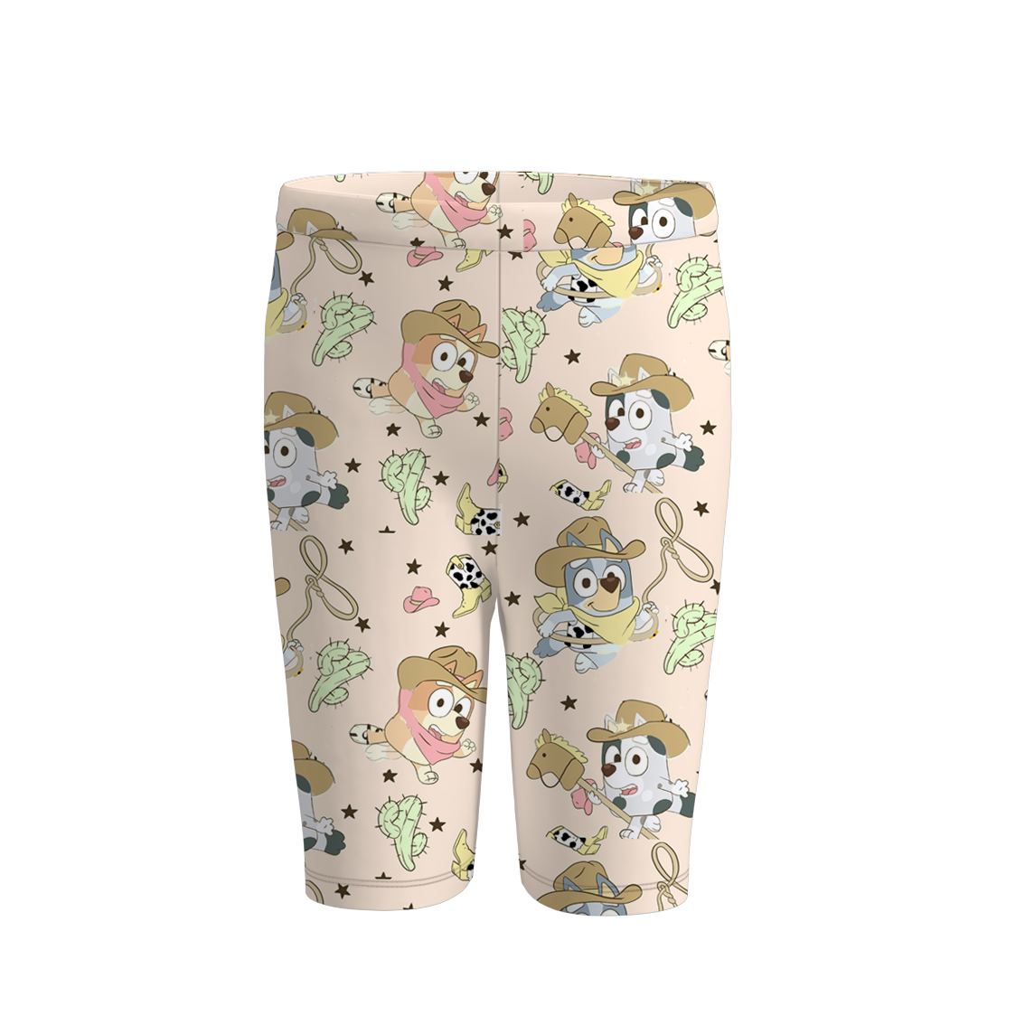 (Pre Order)Girls Spring and Summer Cartoon Print Cycling Shorts