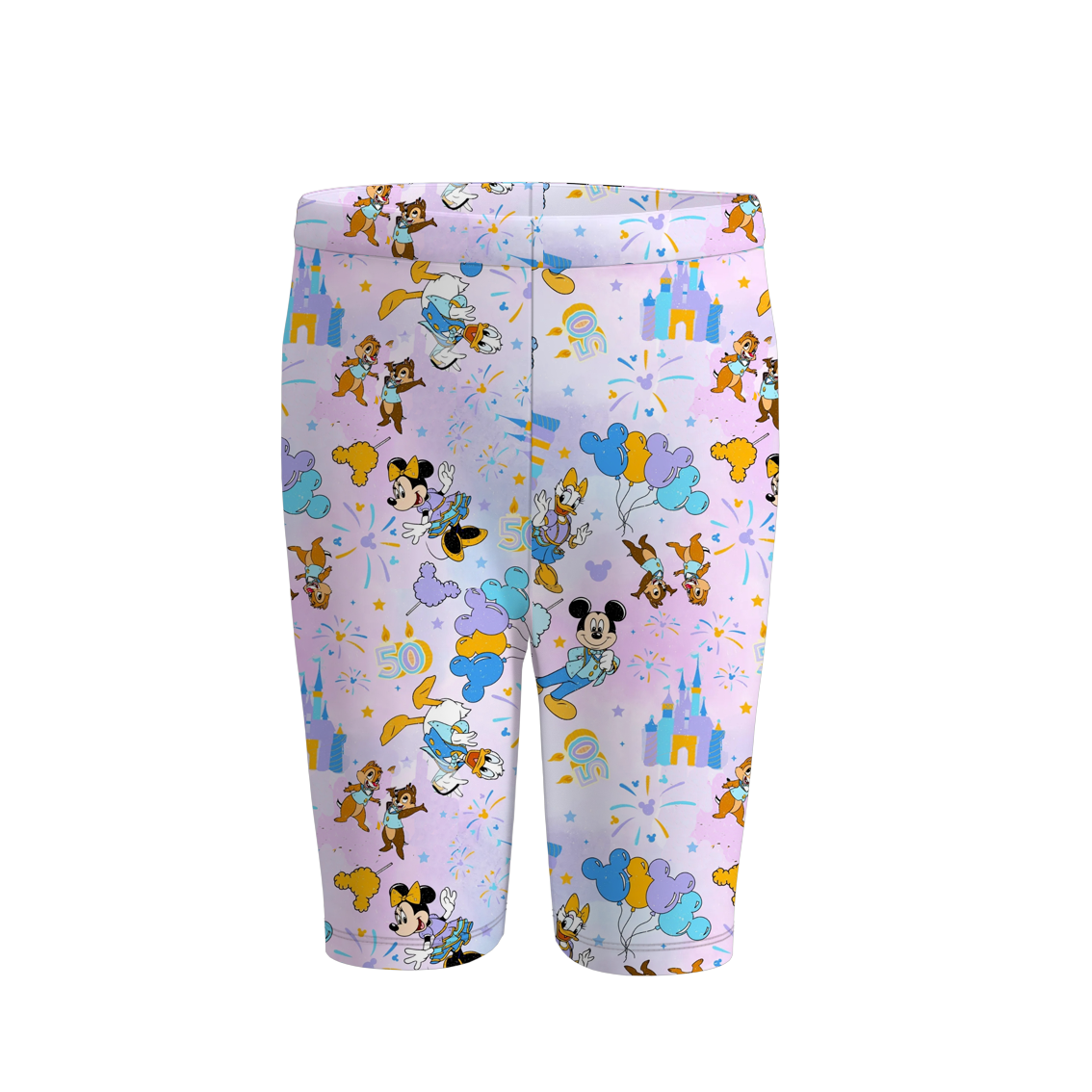 (Pre Order)Girls Spring and Summer Cartoon Print Cycling Shorts