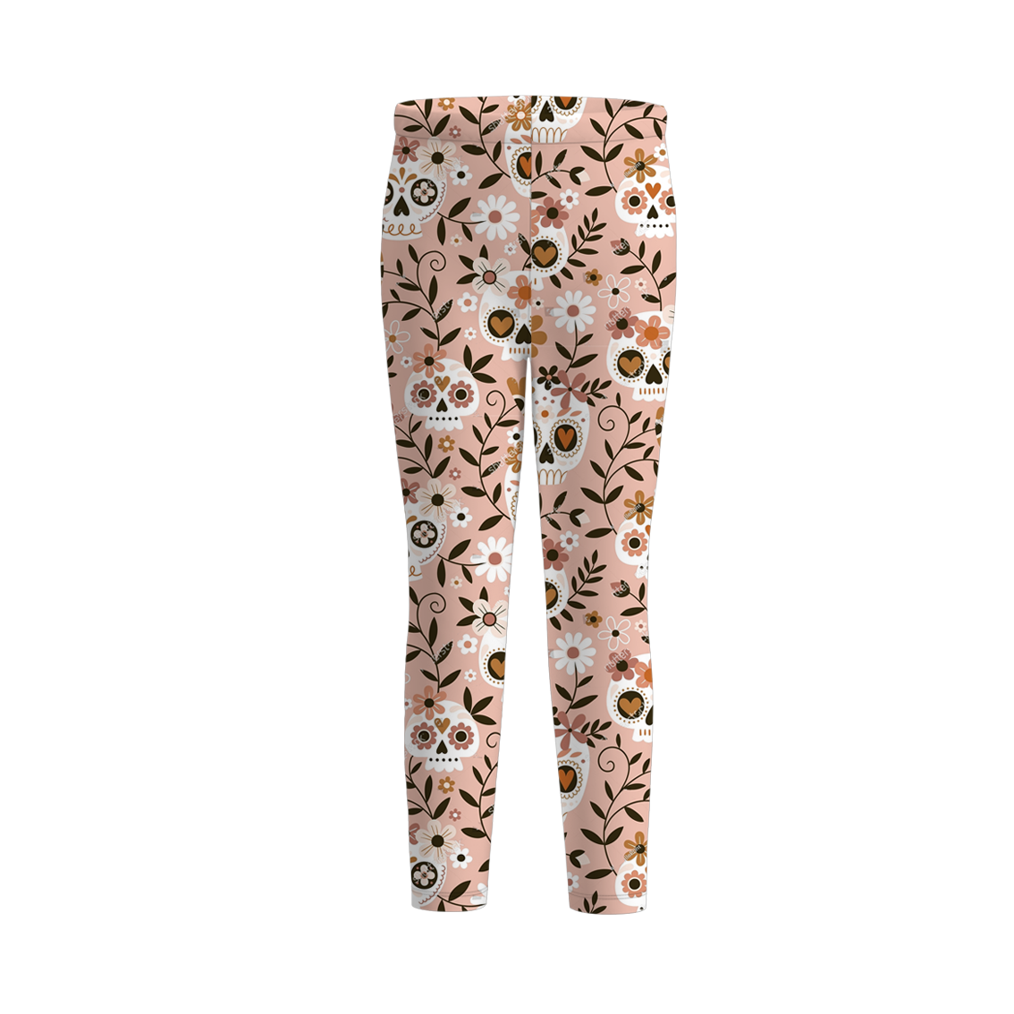 (Pre Order)Girls Halloween Sugar Skull Print Dress,Set&Pants