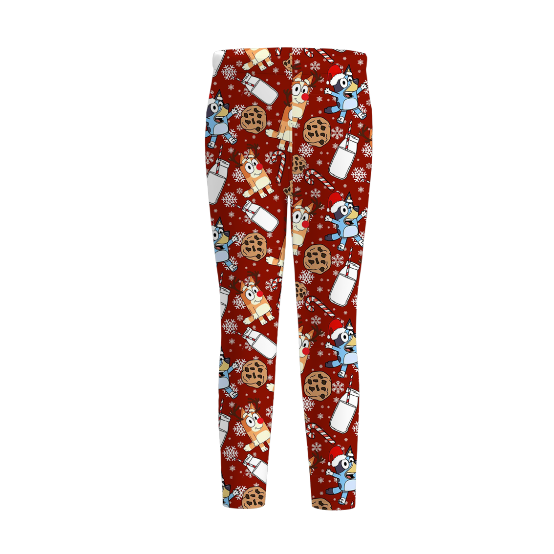 (Pre Order)Sisters Christmas Cartoon Print Dress,Pajamas&Pants