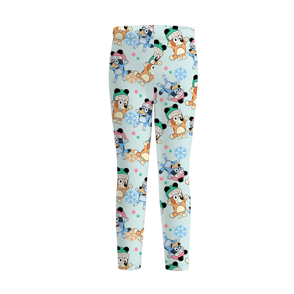 (Pre Order)Sisters Christmas Cartoon Print Dress,Pajamas&Pants