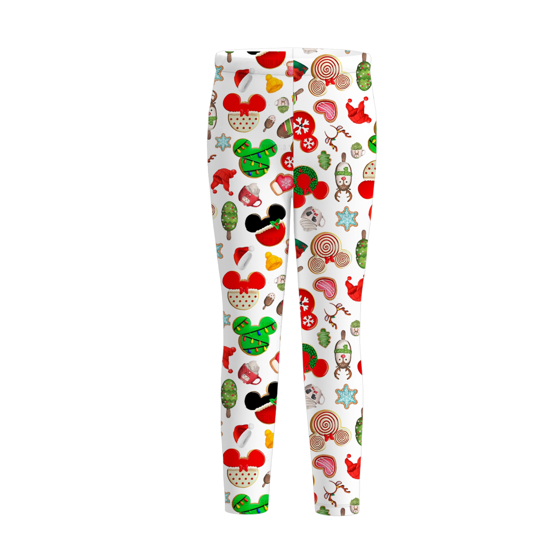 (Pre Order)Sisters Christmas Cartoon Print Dress,Pajamas&Pants