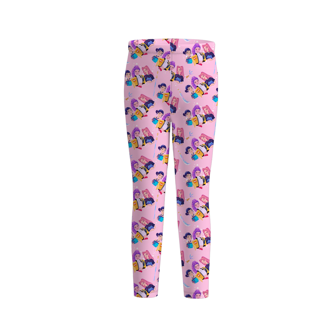 (Pre Order)Girls Movie Character Print Pajamas,Pants&Top