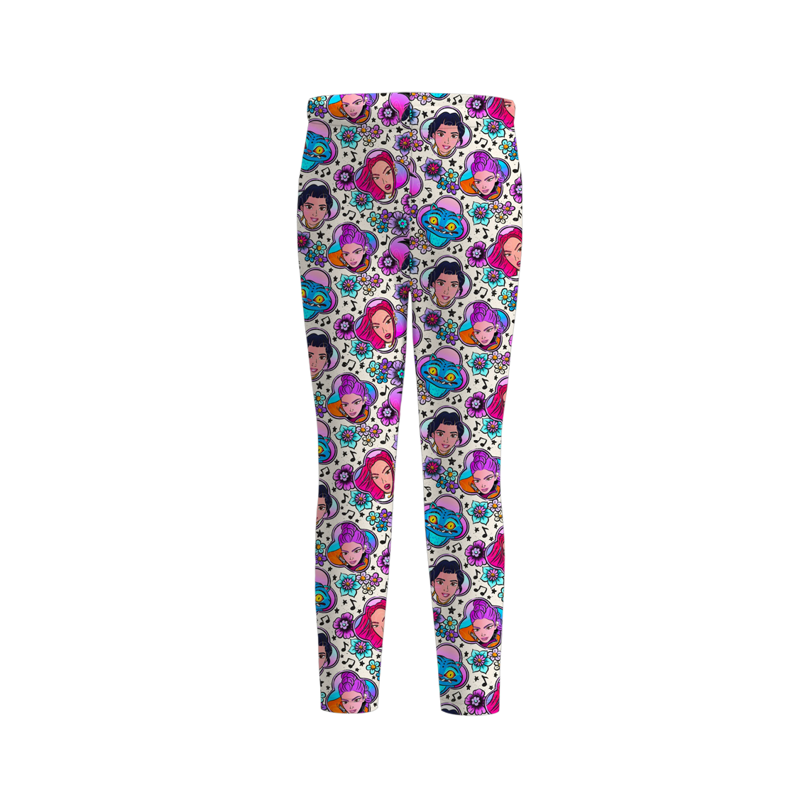 (Pre Order)Girls Movie Character Print Pajamas,Pants&Top