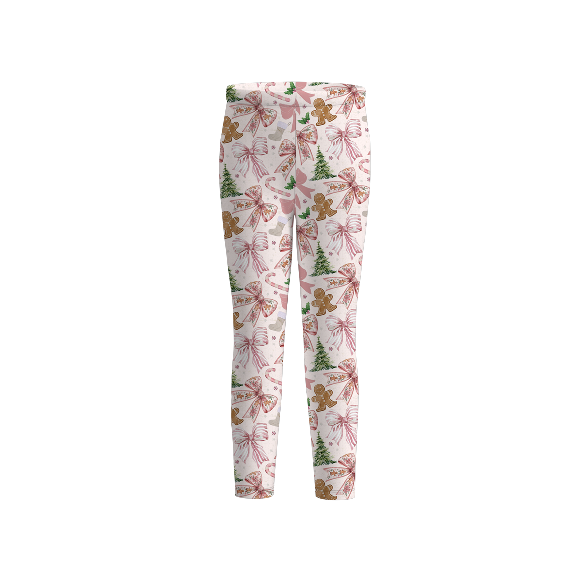 (Pre Order)Girls Christmas Print Pants