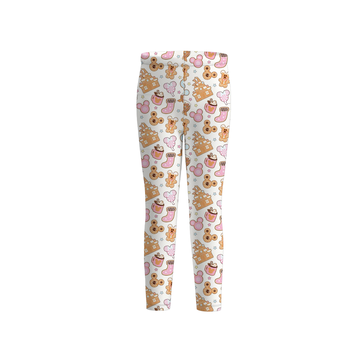 (Pre Order)Girls Christmas Print Pants