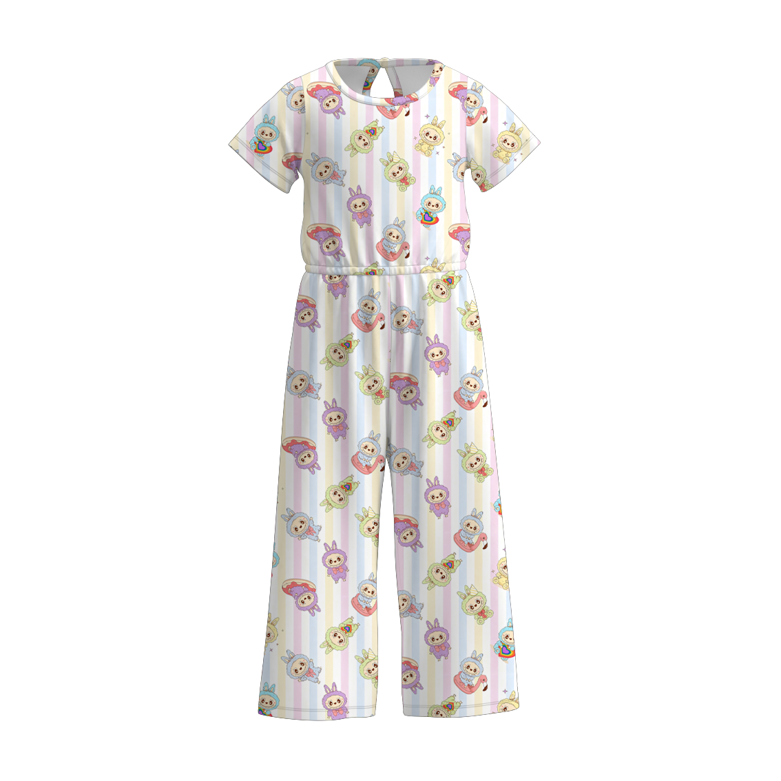 (Pre Order)Girls LBB Print Jumpsuit