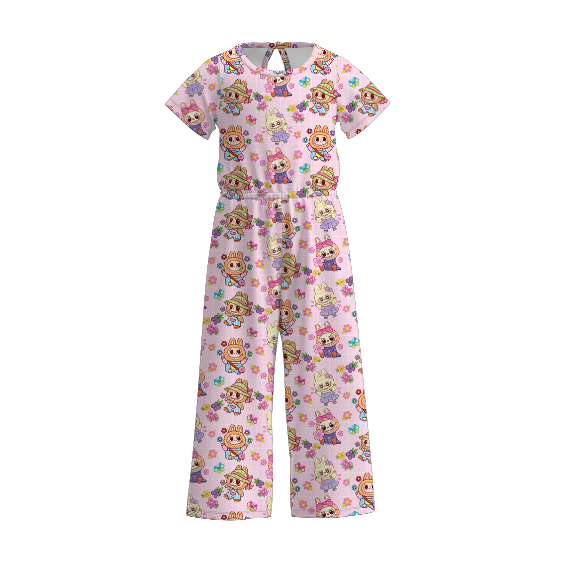 (Pre Order)Girls LBB Print Jumpsuit