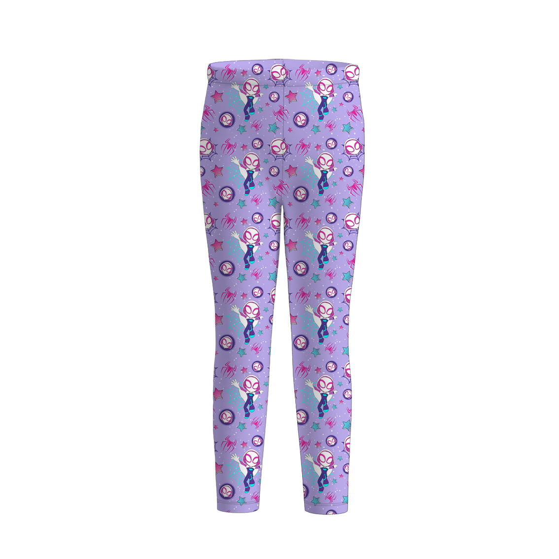 (Pre Order)Girls Spring&Summer Cartoon Spider Print Dress,Top&Pants