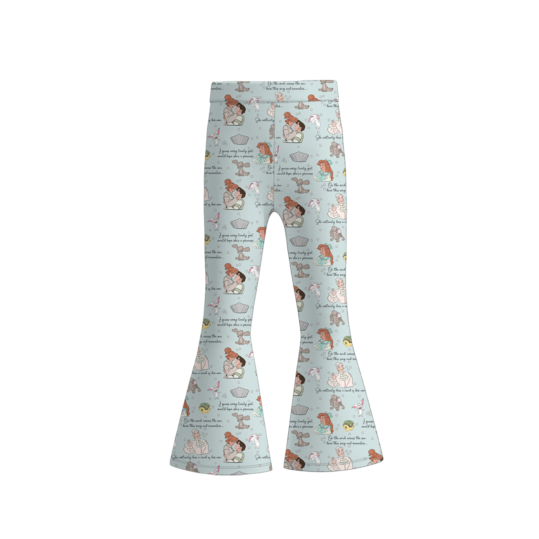 (Pre Order)Girls Spring&Summer Princess Print Dress,Set&Pants