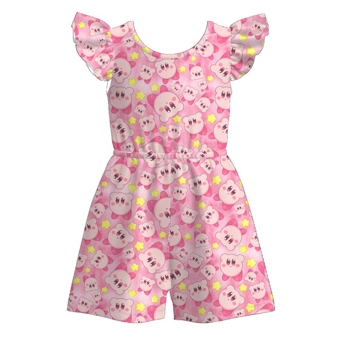 (Pre Order+Prepack Zone)Girls Cartoon Print Shorts Set&Jumpsuit(Mix Size)
