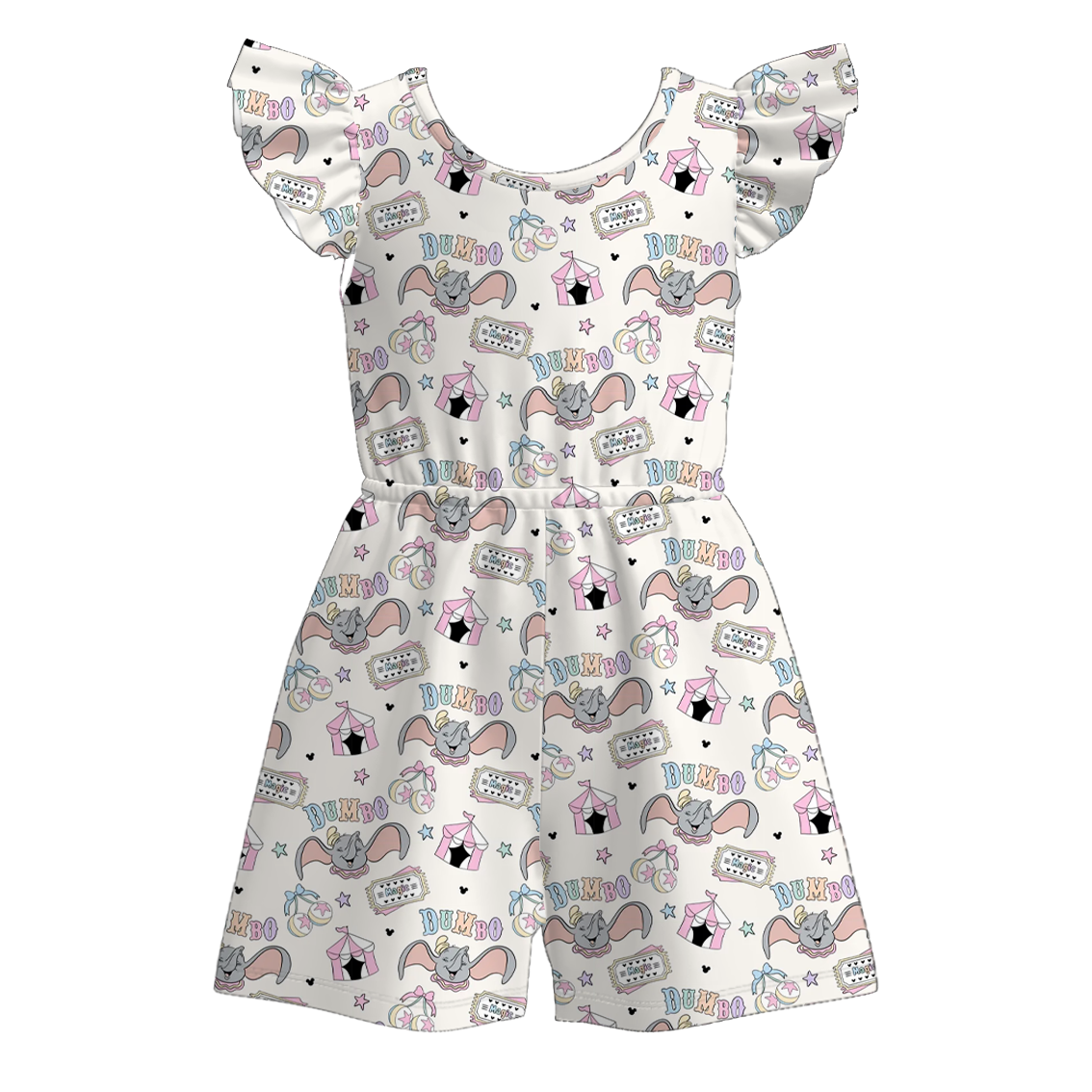 (Pre Order+Prepack Zone)Girls Cartoon Print Shorts Set&Jumpsuit(Mix Size)