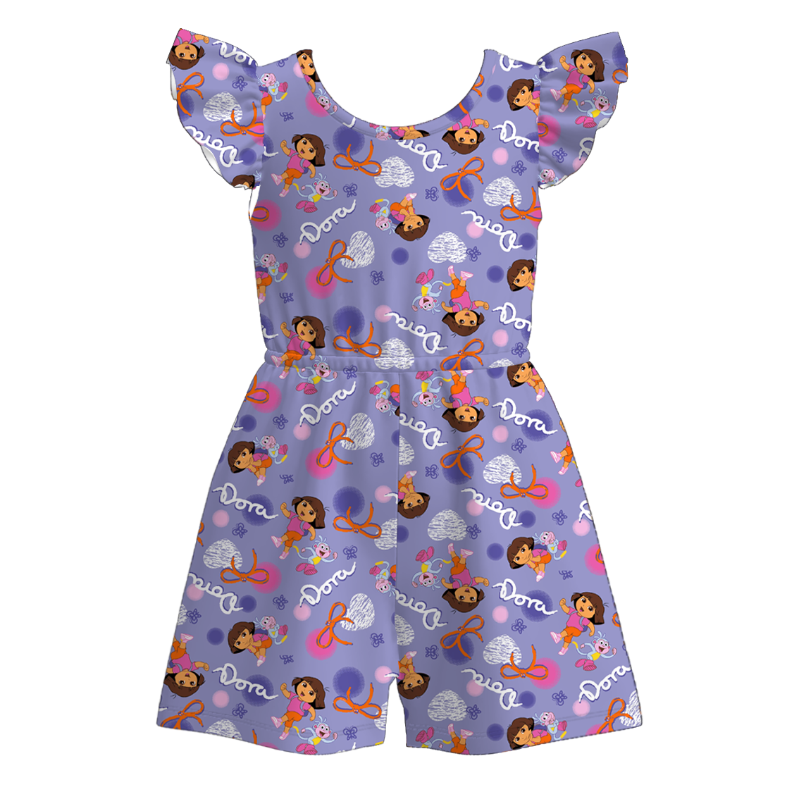 (Pre Order+Prepack Zone)Girls Cartoon Print Shorts Set&Jumpsuit(Mix Size)