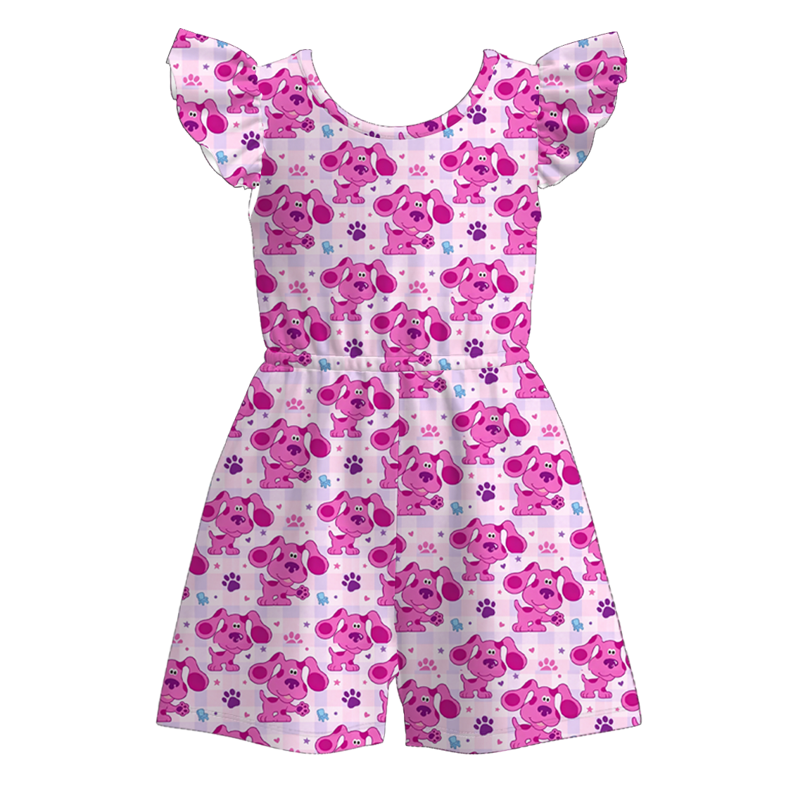 (Pre Order+Prepack Zone)Girls Cartoon Print Shorts Set&Jumpsuit(Mix Size)