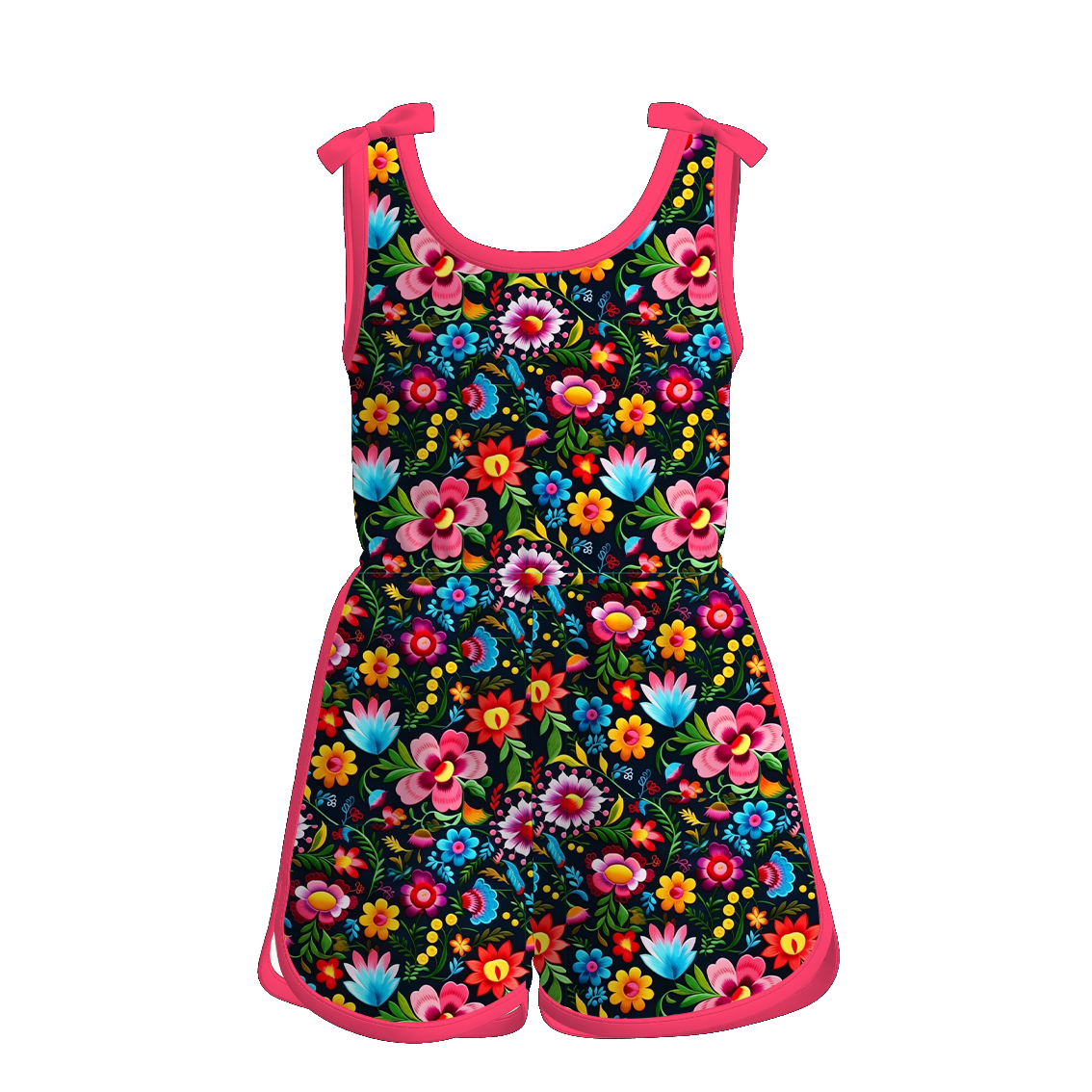(Pre Order+Prepack Zone)Girls Spring&Summer Print Jumpsuit