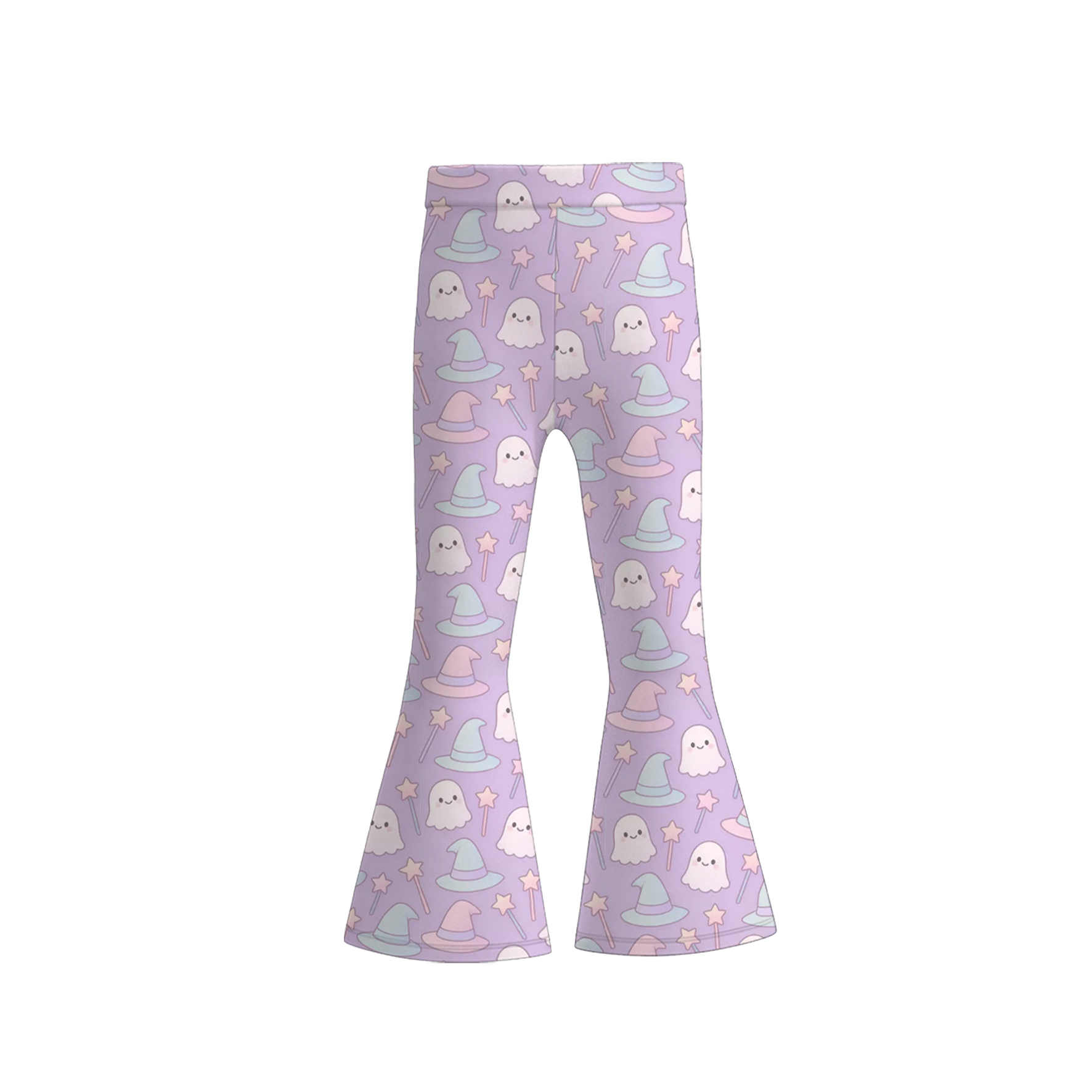 (Pre Order+Prepack Zone)Girls Halloween Print Bell Pants