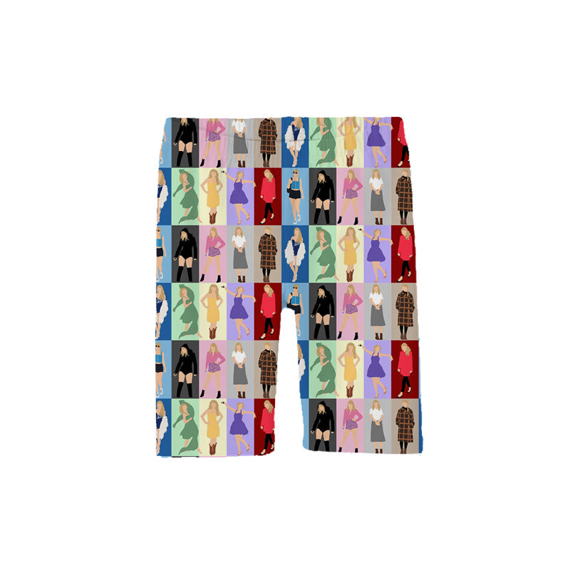 (Pre Order)Summer Girls Mommy and Me TS Print Short