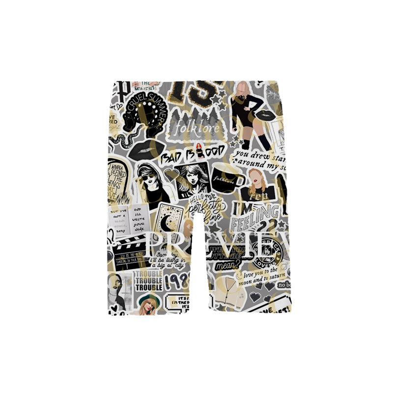(Pre Order)Summer Mommy and Me TS Print Short