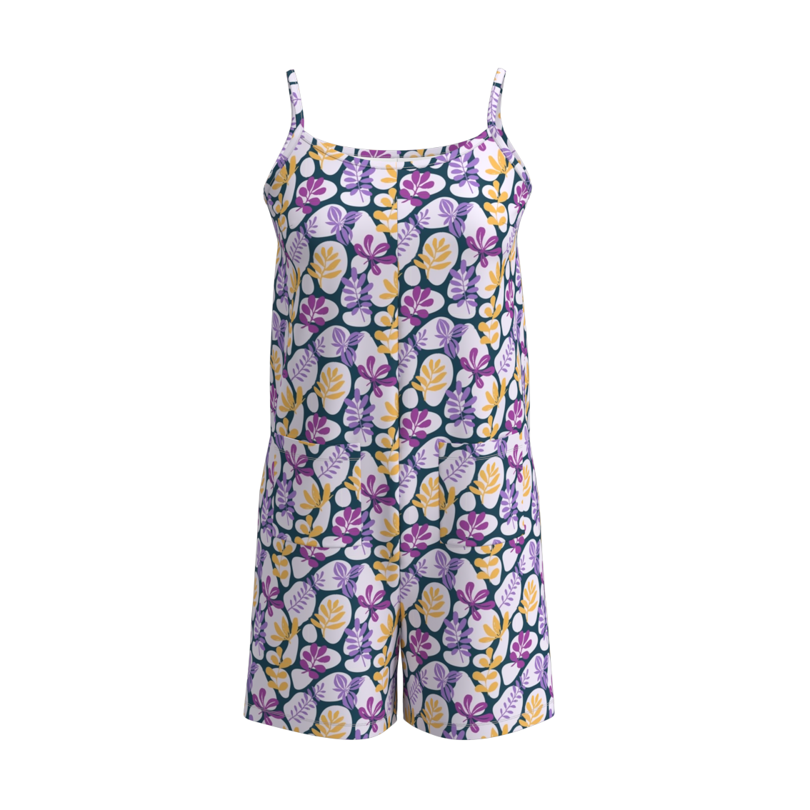 (Pre Order)Mommy and Me Summer Floral Print Jumpsuit