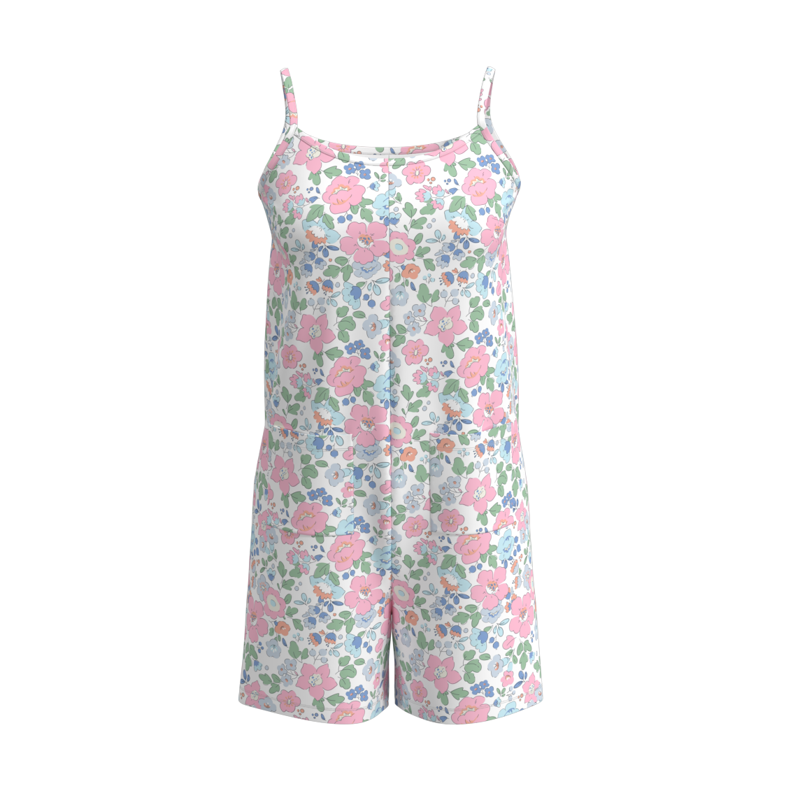 (Pre Order)Mommy and Me Summer Floral Print Jumpsuit