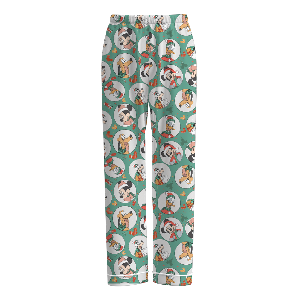 (Pre Order)Adults Christmas Cartoon Print Pajama Pants