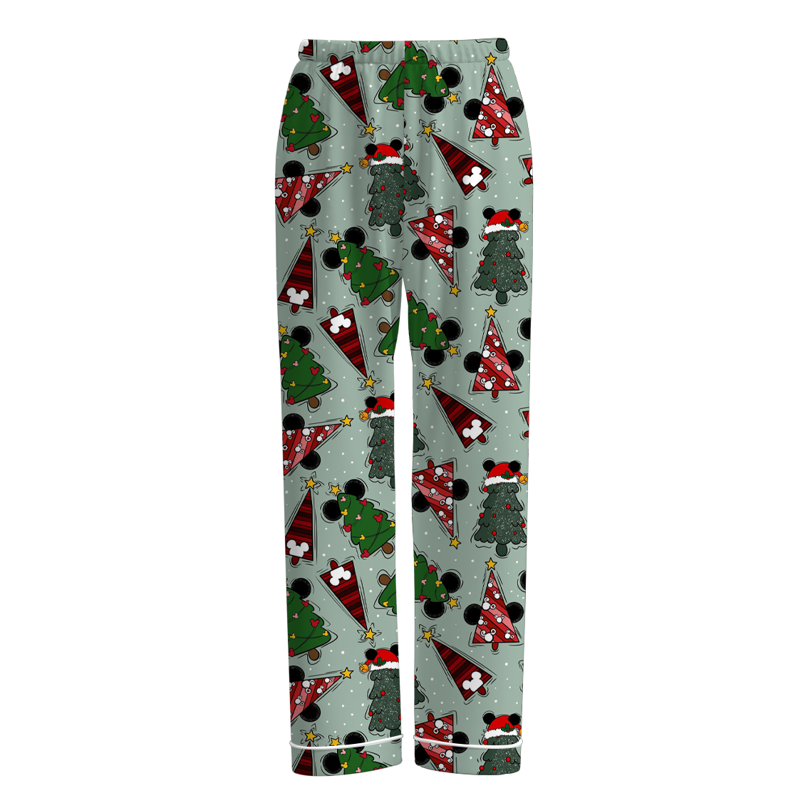 (Pre Order)Adults Christmas Cartoon Print Pajama Pants