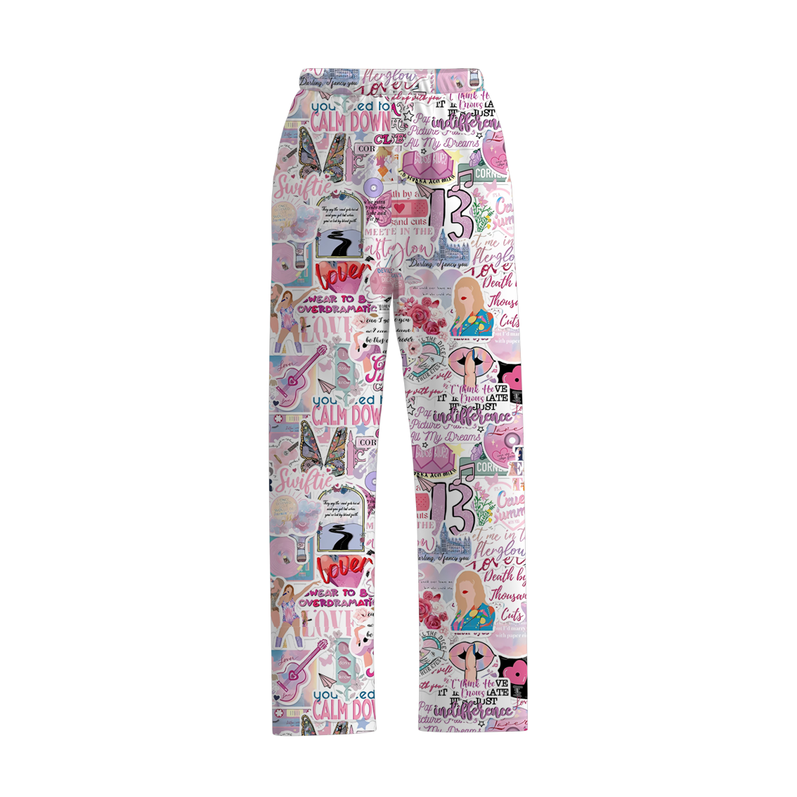 (Pre Order)Adults Fall TS Print Pajama Pants