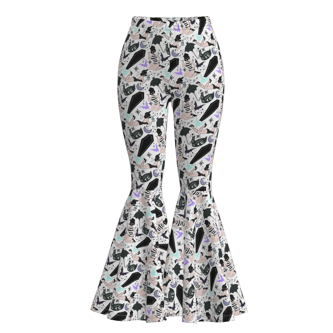 (Pre Order)Mommy and Me Halloween Print Pants