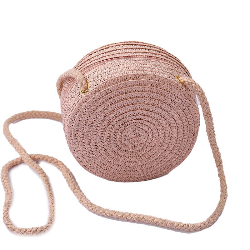 (Pre Order)Girl Cute Crossbody Straw bag