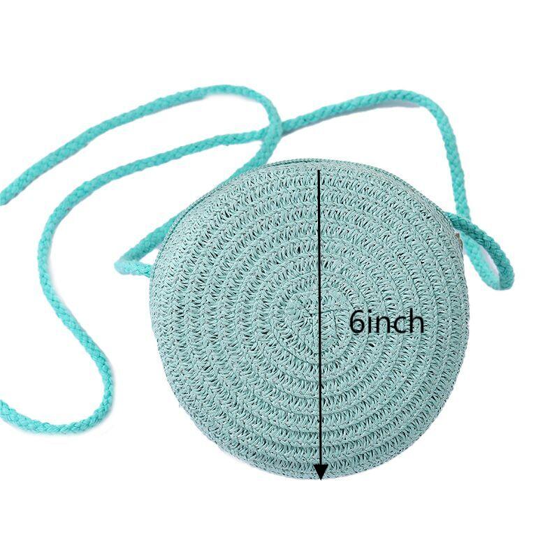 (Pre Order)Girl Cute Crossbody Straw bag