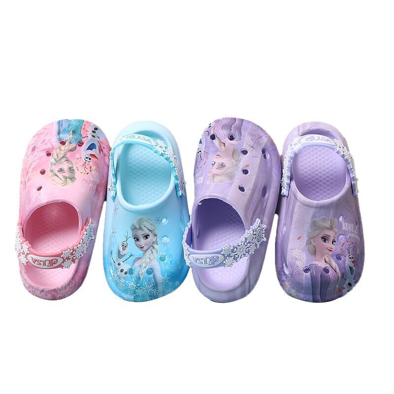(Pre Order)Princess Crystal Anti-slip Holey Sneakers Girls