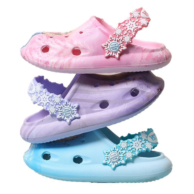 (Pre Order)Princess Crystal Anti-slip Holey Sneakers Girls