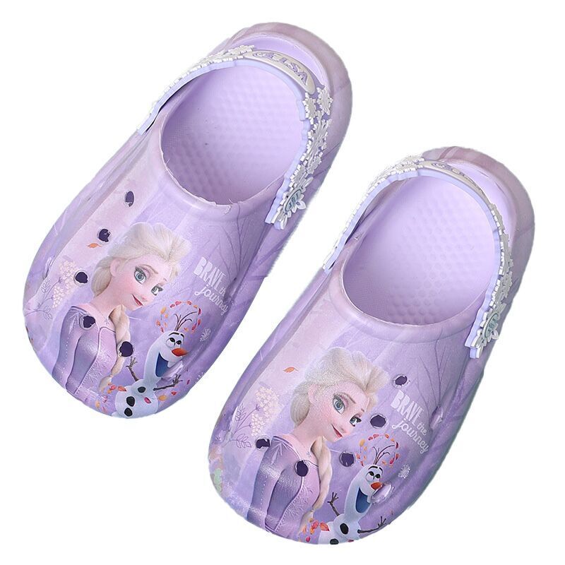 (Pre Order)Princess Crystal Anti-slip Holey Sneakers Girls