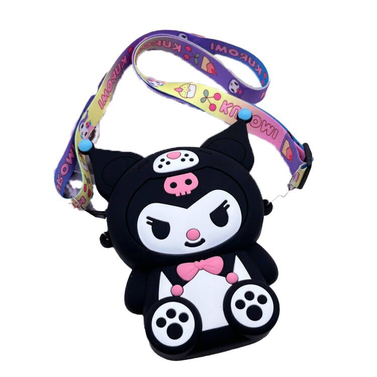 (Pre Order)Kids Cartoon Silicone Crossbody bag