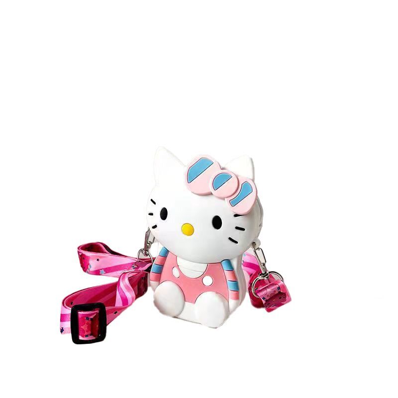 (Pre Order)Kids Cartoon Silicone Crossbody bag
