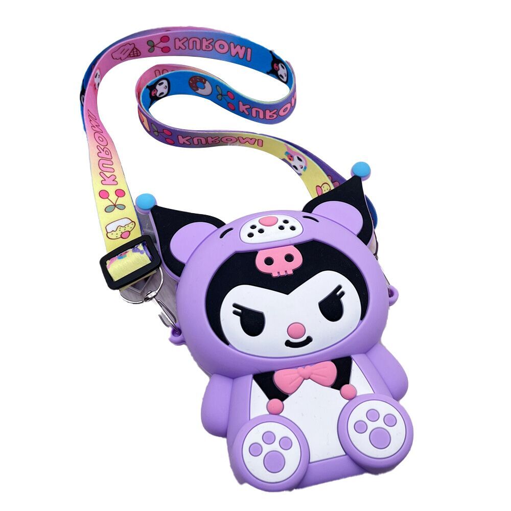(Pre Order)Kids Cartoon Silicone Crossbody bag