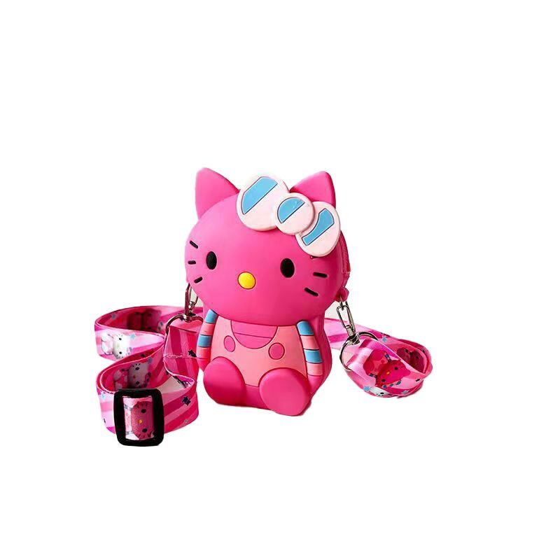 (Pre Order)Kids Cartoon Silicone Crossbody bag