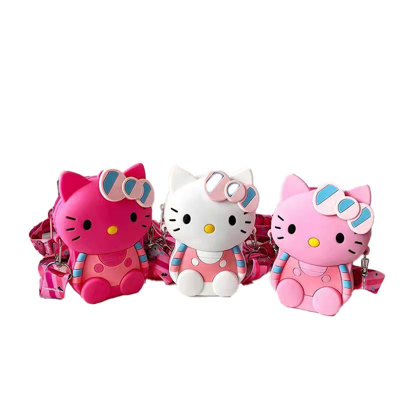 (Pre Order)Kids Cartoon Silicone Crossbody bag