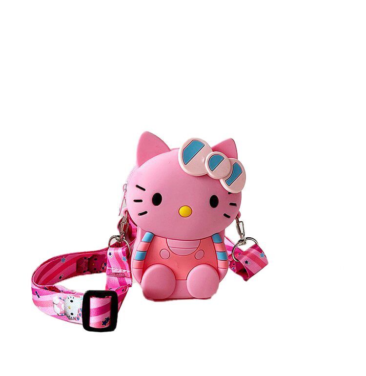 (Pre Order)Kids Cartoon Silicone Crossbody bag
