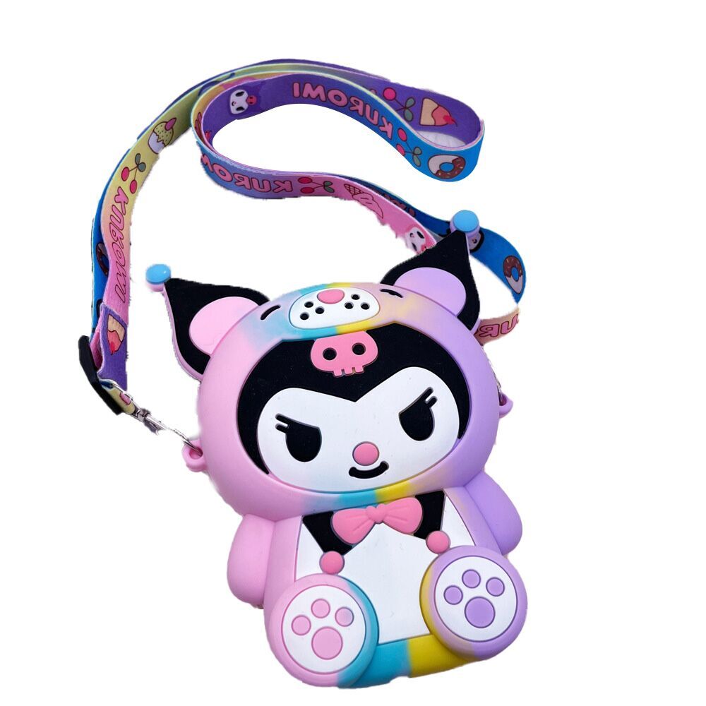 (Pre Order)Kids Cartoon Silicone Crossbody bag