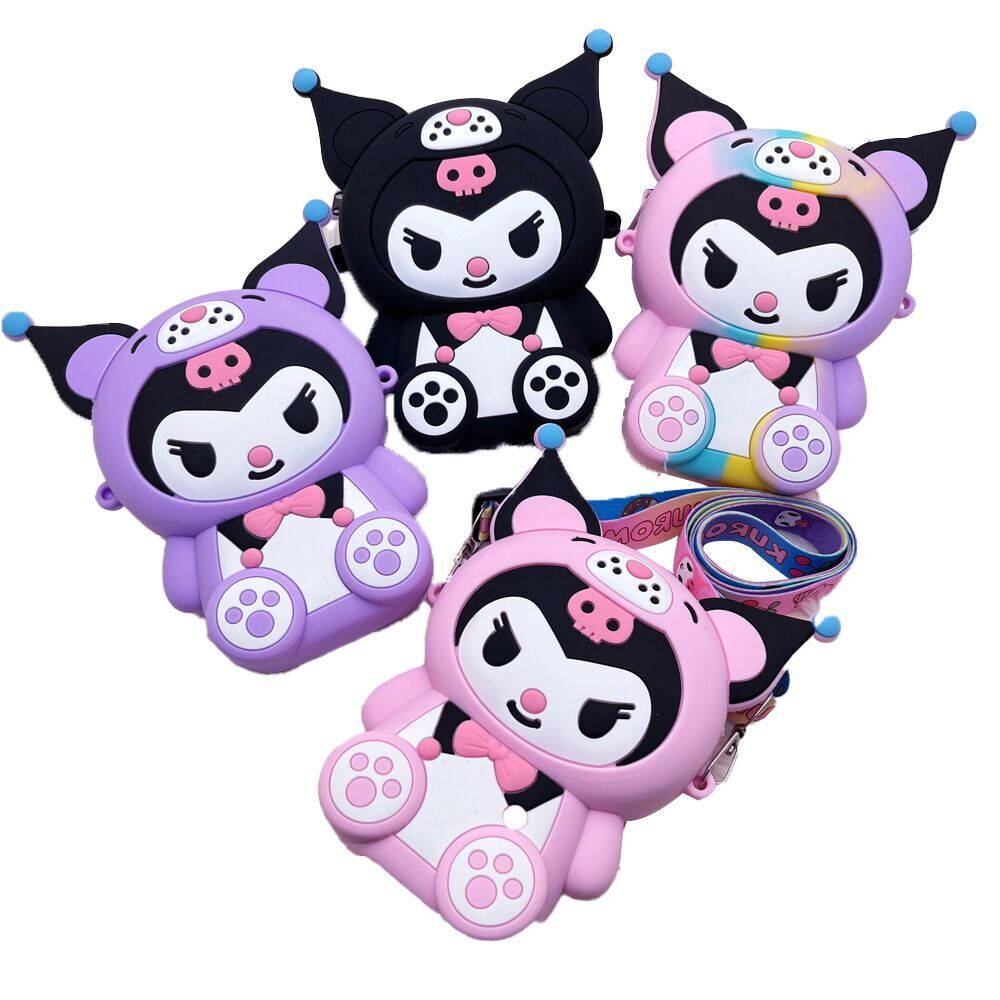(Pre Order)Kids Cartoon Silicone Crossbody bag