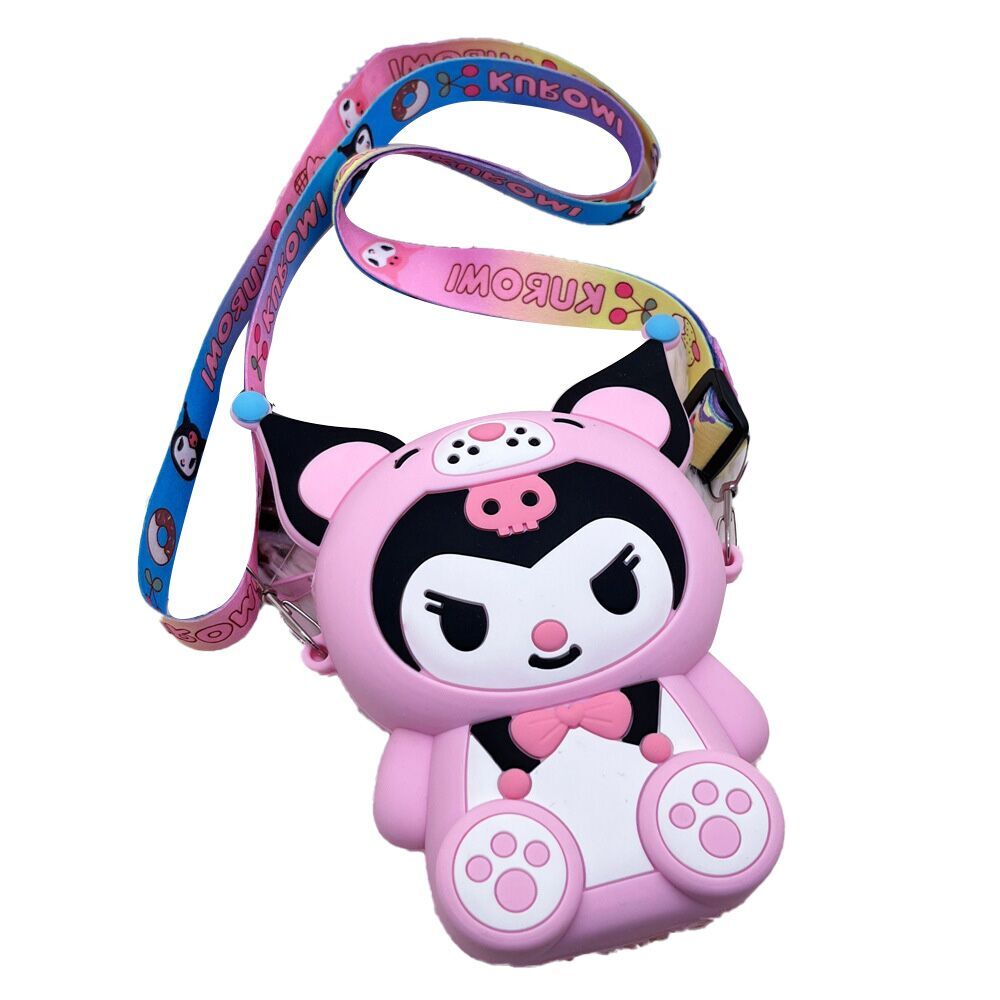 (Pre Order)Kids Cartoon Silicone Crossbody bag