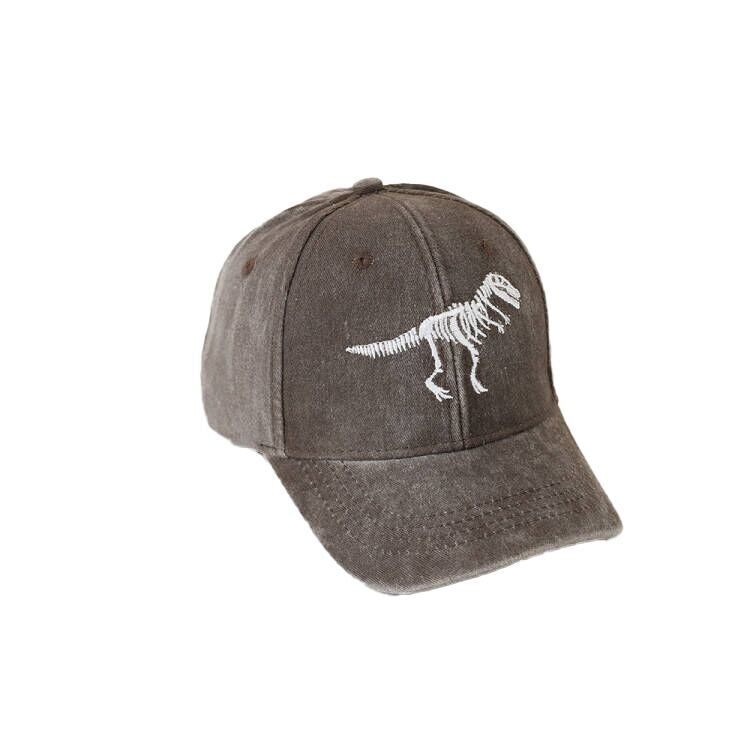 (Pre Order)Kids Dinosaur Embroidered Baseball Cap
