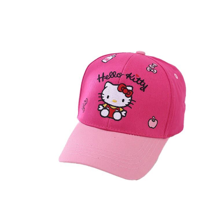 (Pre Order)Kids Cartoon Color Matching Baseball Cap