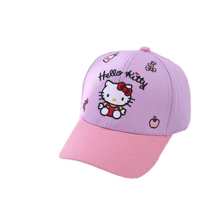 (Pre Order)Kids Cartoon Color Matching Baseball Cap