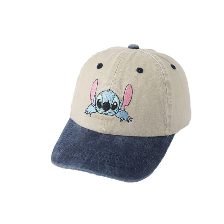 (Pre Order)Kids Cartoon Embroidery Baseball Cap
