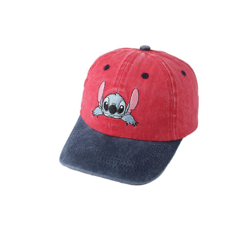 (Pre Order)Kids Cartoon Embroidery Baseball Cap